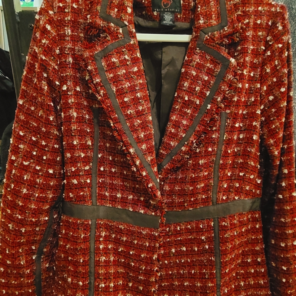 Vintage tweed blazer